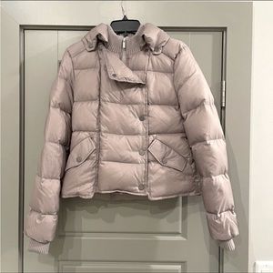 BCBG MAXAZRIA Beige Puffer